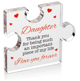 Daughter Small Puzzle Acrylic Plaque